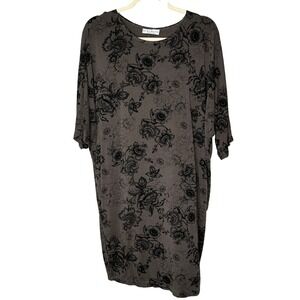 Bryn Walker Women's XS Alanna French Terry Cocoon Dress  Made in USA